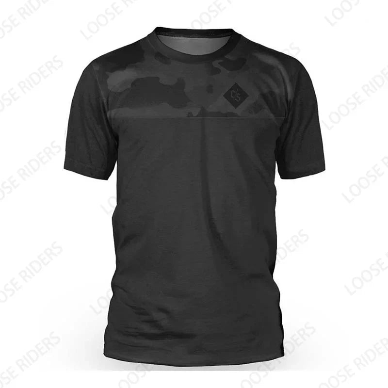 Loose Rider Men's Mountain Bike Long Sleeve Jersey DH Motocross Downhill Jersey BMX Bike Enduro MTB Shirt Breathable Clothing