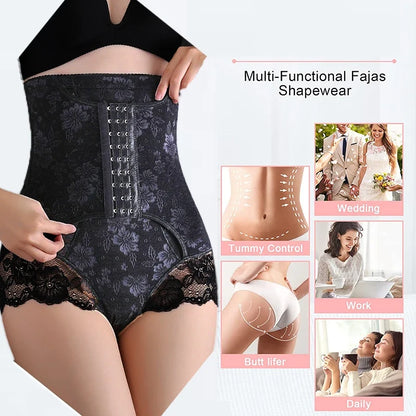 Lace Body Shaper Panties Shapewear Underwear High Waist Tummy Control Body Shaper Underwear Panties Slimming Waist