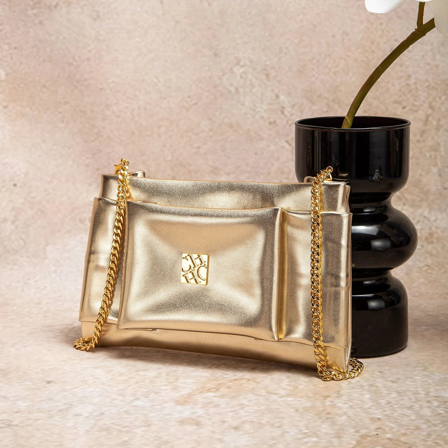 Women's Shoulder Bag New Simple Black Detachable Dual purpose Chain Bag Business Wallet