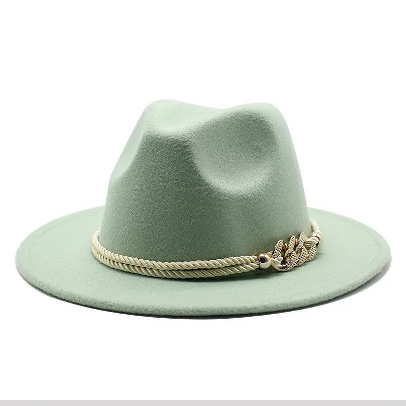 Fascinator White Fedora Hats For Women 59-61CM Big Size Men Party Church Wedding Cap Panama Felt Jazz Hats Gorras