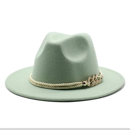 Fascinator White Fedora Hats For Women 59-61CM Big Size Men Party Church Wedding Cap Panama Felt Jazz Hats Gorras