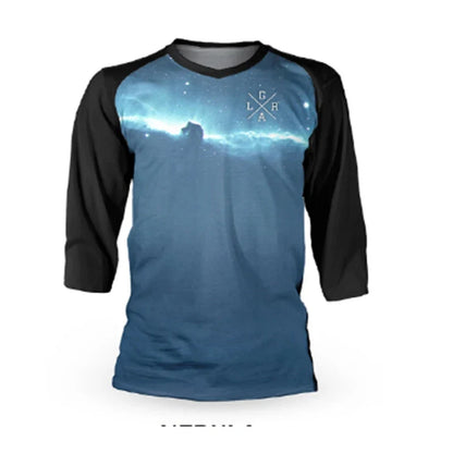 loose riders jersey men's 3/4 sleeve downhill jersey BMX enduro shirt dh motocross jersey mountain bike T-shirt