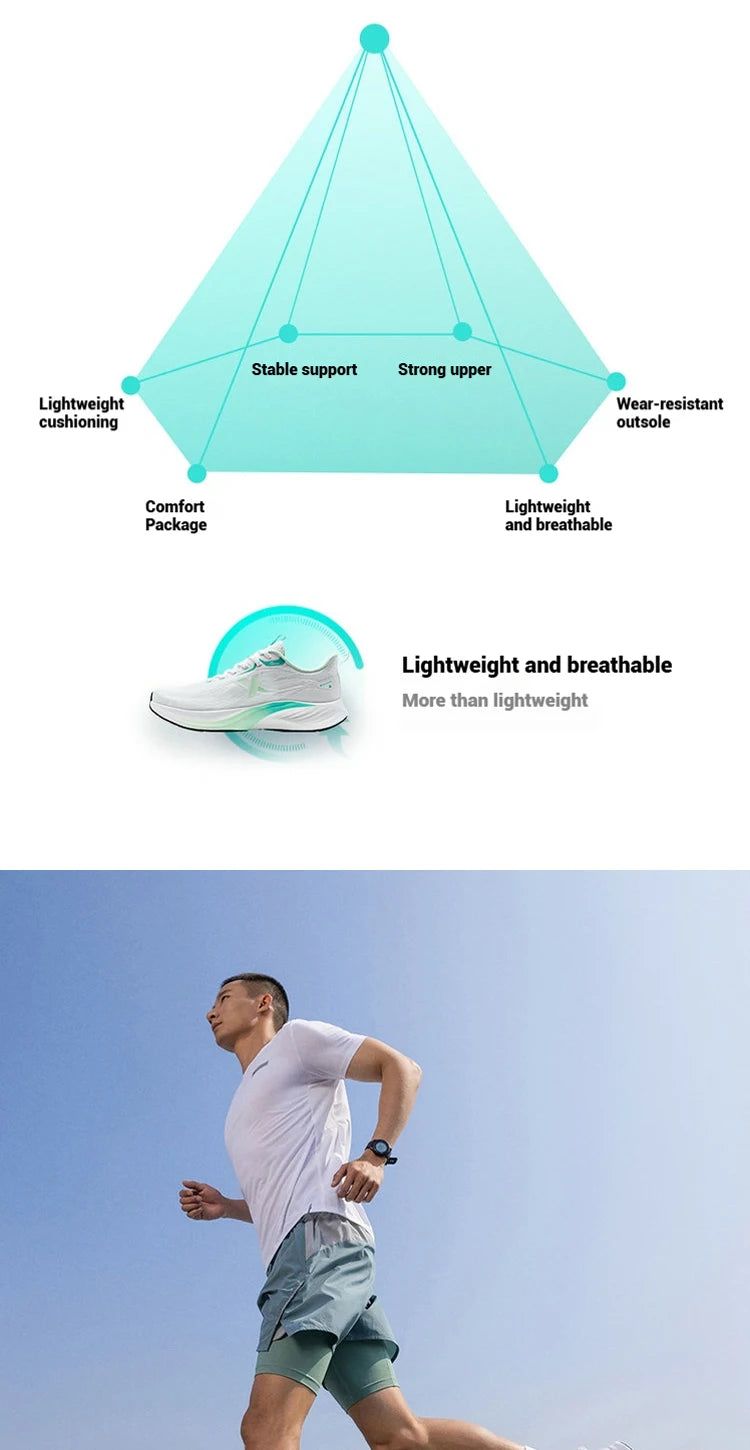 Light Wing 3 Running Shoes For Men 2025 Summer Fashion Cushion Shock Absorption Lightweight Advanced Sneakers 875219110034