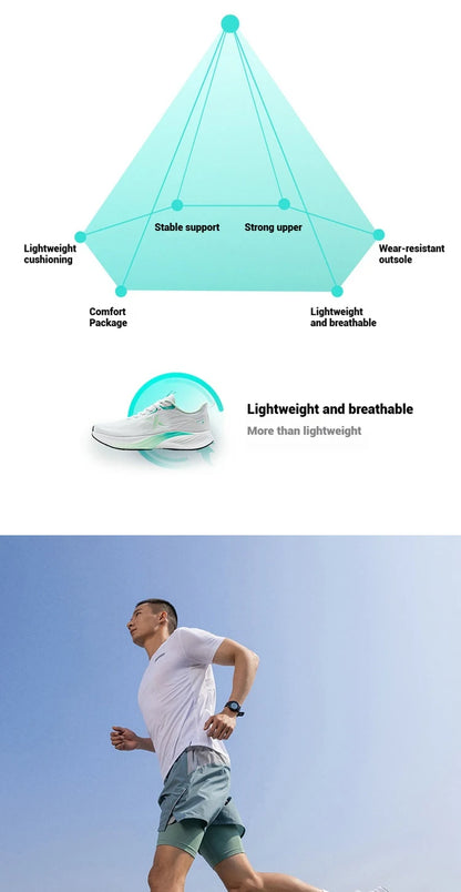 Light Wing 3 Running Shoes For Men 2025 Summer Fashion Cushion Shock Absorption Lightweight Advanced Sneakers 875219110034