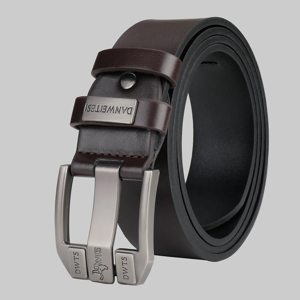 New Men's Belt, Men's High-Quality Belt, Men's Versatile Belt, Luxurious Needle Buckle, Authentic Vintage Denim Style