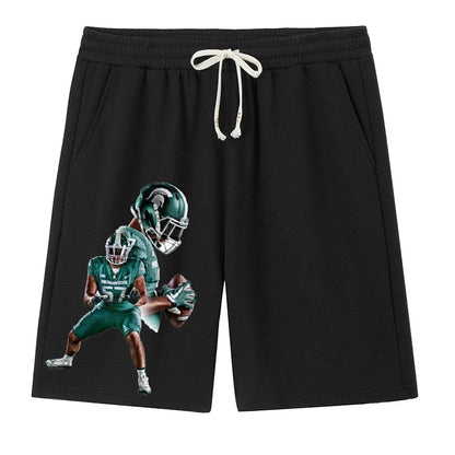 Summer Fashion Men's Shorts Plus Size 7XL Sports Shorts 110-180KG Casual Breathable Running Rugby Jogging Short Pants Clothes