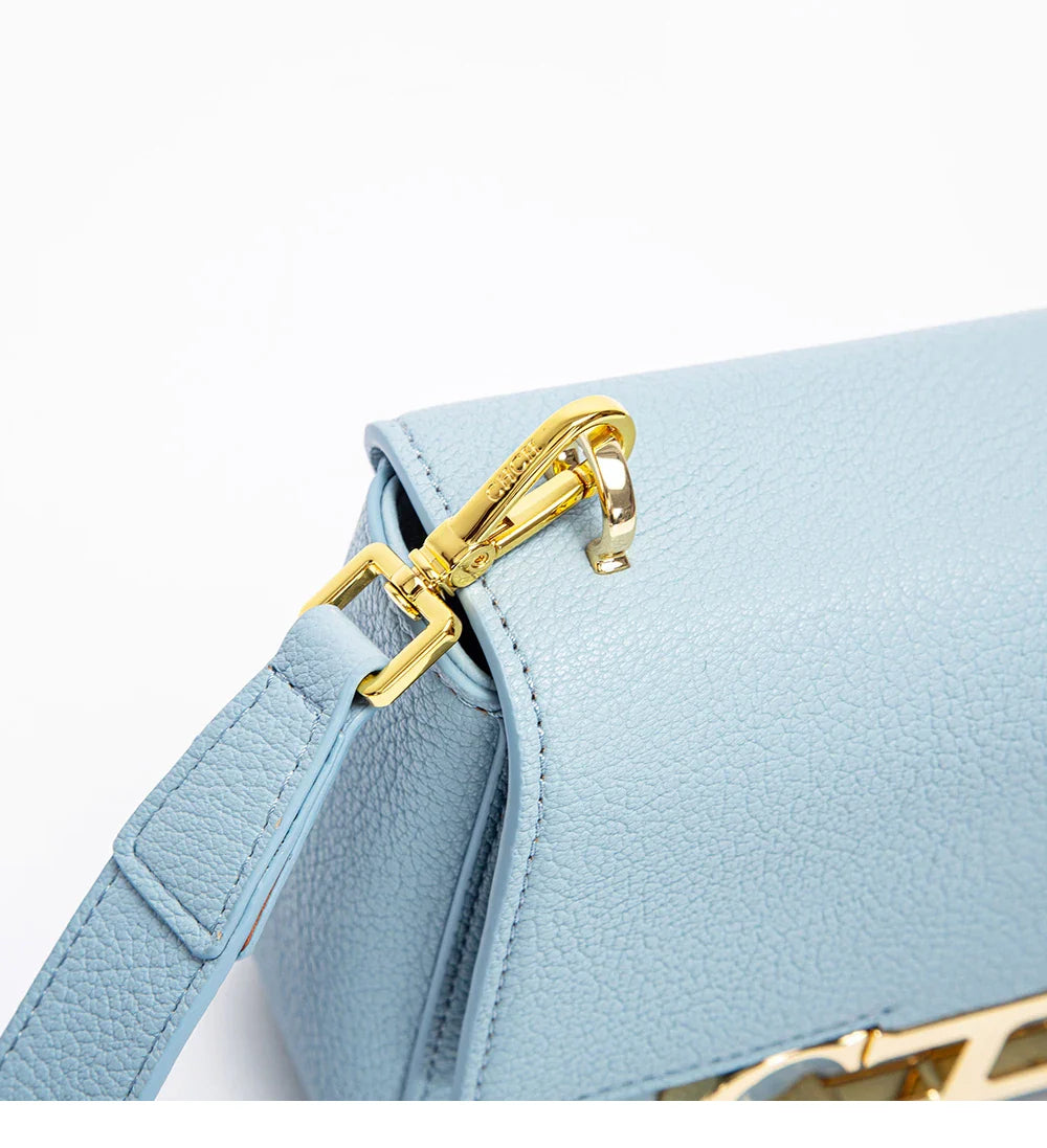Women's Crossbody Bag Classic Flip Small Square Bag PU Classic Business Commuter Crossbody Bag