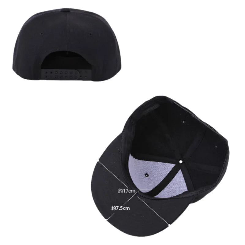 New Hot Sale Cap Plain Snapback Hat High Quality Adult Hip Hop Baseball Cap Men Women Outdoor Leisure Baseball Hat