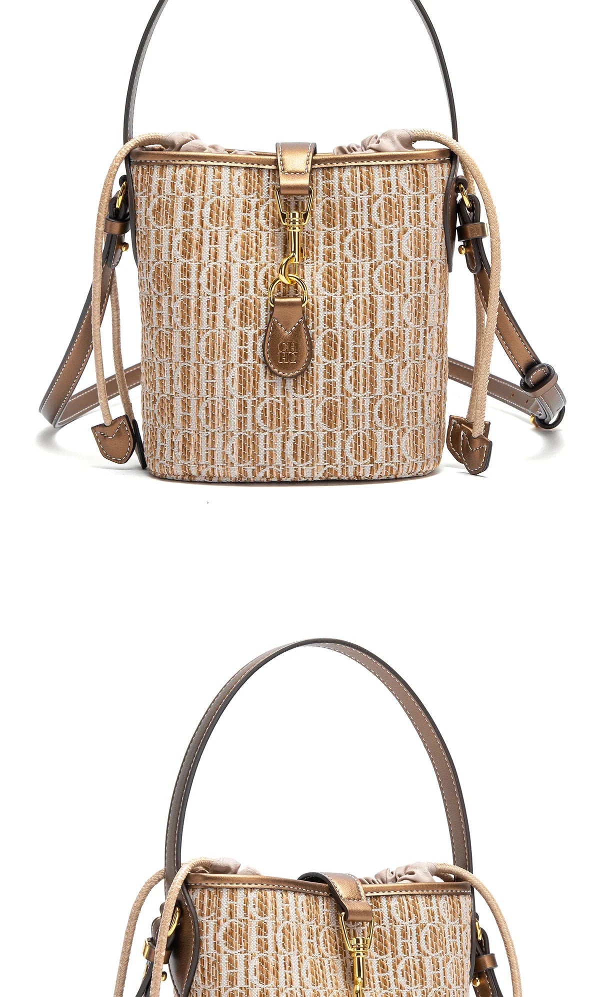Summer New PP Grass Woven Handbag Holiday Phone Bag Women's Shoulder Bag