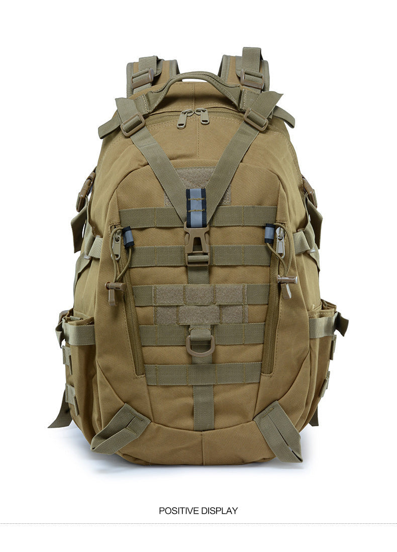 40L Tactical Backpack for Men Camping Hiking Backpacks Reflective Outdoor Travel Bags Survival Molle Climbing Rucksack Bag