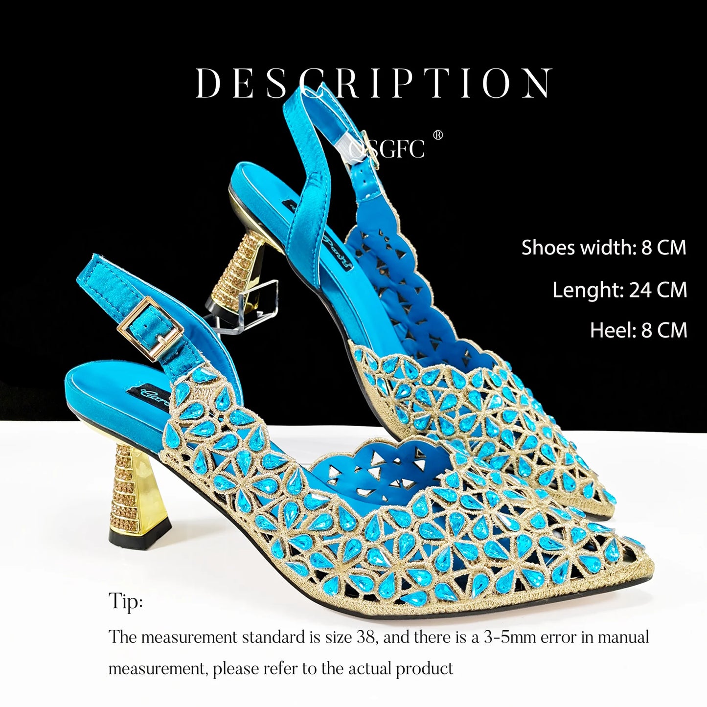 Italian Design Rhinestone-encrusted Sex Ladies Shoes And Special Bag High Heels And Heart Shape Gold Mini Bag