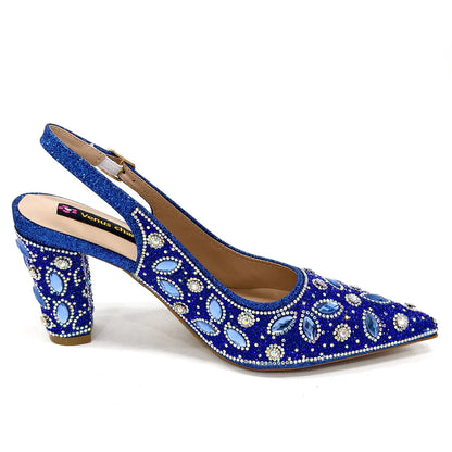 Elegant Italian Style Evening Party Shoe and Bag Set - Comfortable High Heel Women’s Shoes With Chic Hollow Design Handbag