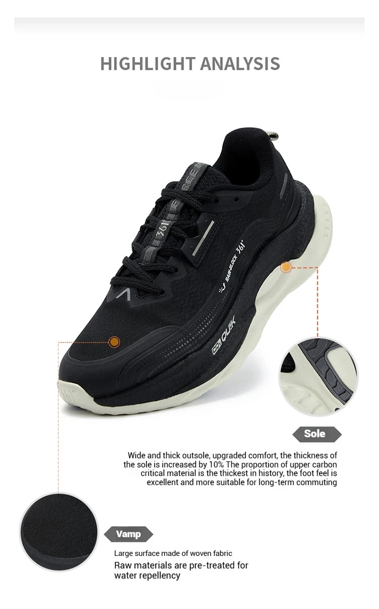 5.0 Rainblock Men Running Shoe Grippy Rebound Durable Anti Splash Rainproof Technology Male Sneaker 672532216