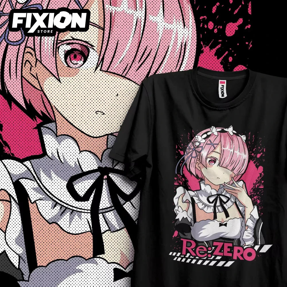 Re Life in A Different World From Zero Peripherals Graphic Print T-shirt Men Women Crewneck Cotton Harajuku Oversize Fashion Tee