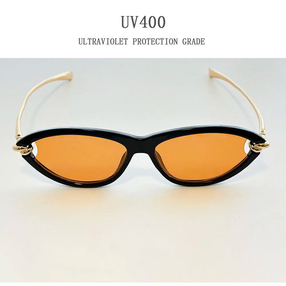 Cat Eye Sunglasses Women 2026 Designer Fashion Glasses Vintage Sunscreen Dropshipping Lentes De Sol Mujer Lunette Soleil Femme