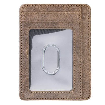 Blocking Wallet Business Card Cover for Case Super Thin Men Leather Credit Card Holder Card Travel Wallet Minimalist Wallet