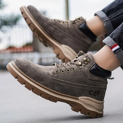 Hot Selling Winter Men Snow Boots High-quality Classic High Top Outdoor Hiking Shoes Anti Slip Thick Soled Practical Work Shoes