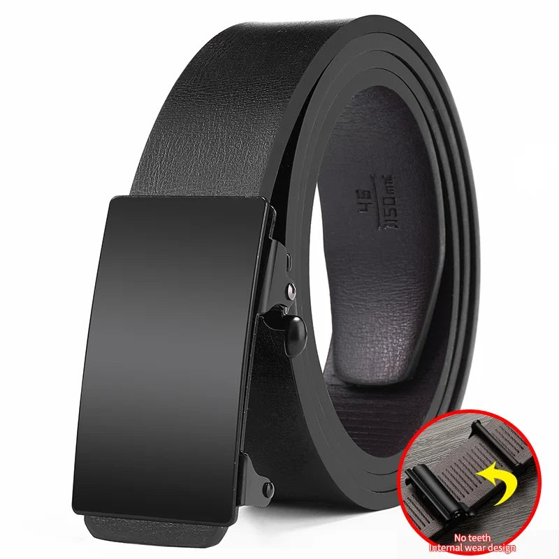 2026 New Product Belt Men's High Quality Toothless Automatic Buckle Casual Men Belt Men's Business Fashion Belt