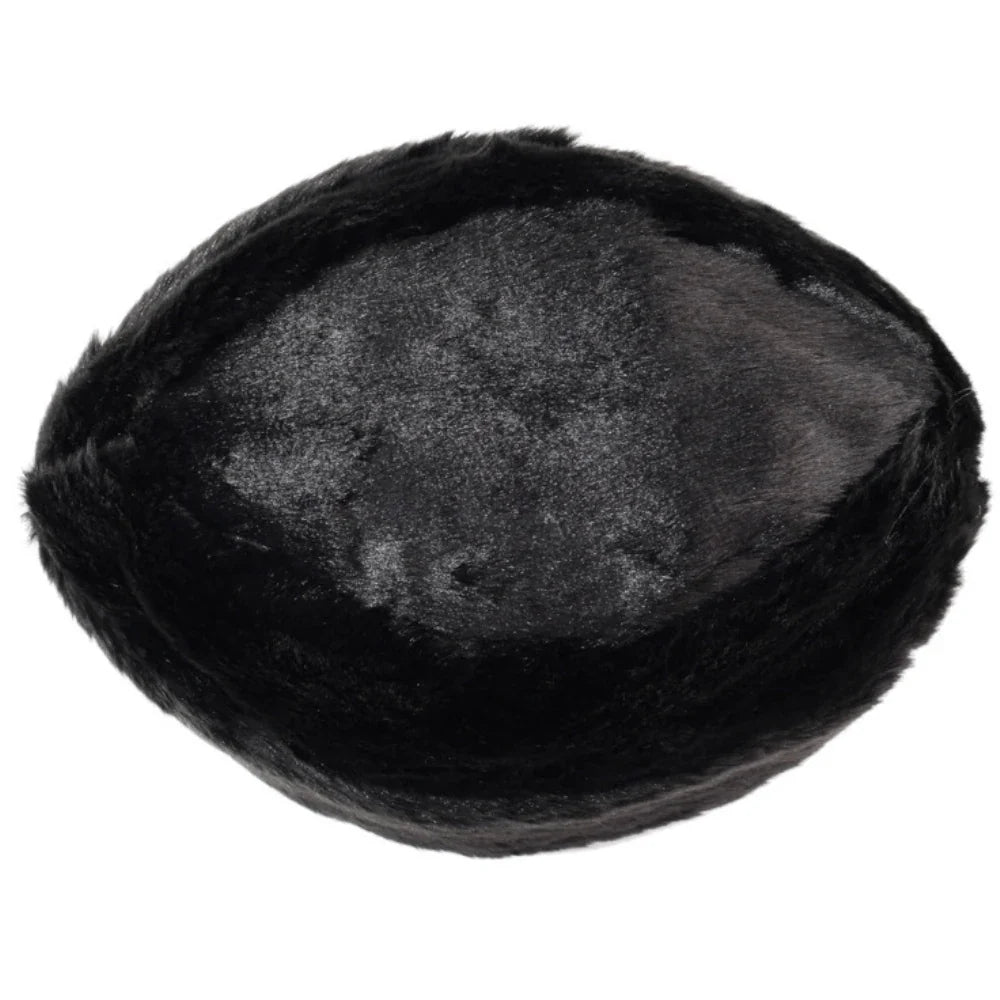 Thick Warm Winter Hats for Men Classic Faux Fur Russian Hat Male Snow Ski Earflap Cap Bomber Hat Dad Father Russian Cap