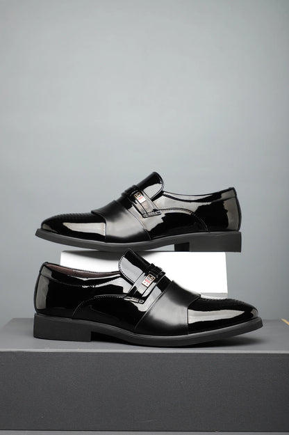 New men's formal leather Shoes Casual business non slip footwear Fashion minimalist work shoes Comfortable male