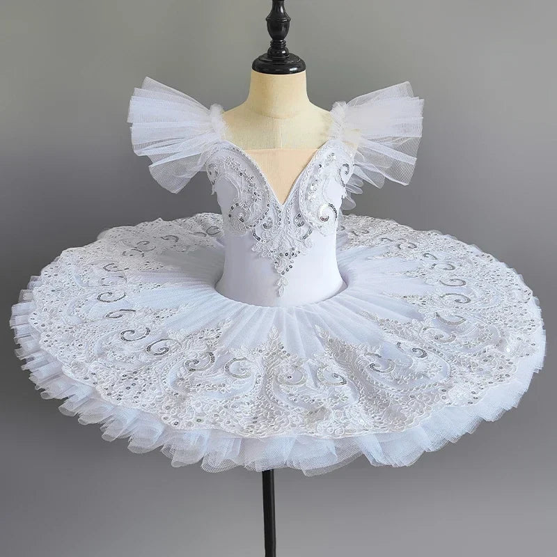 Princess Performance Fairy Tutu Kids Clothes Ballet Leotards for Girls Dress Stage Costumes Dance Wear Summer Children Clothing