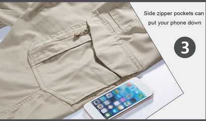 IX9 City Tactical Cargo Pants Men Hiking   Hunting Pants Cotton Many Pockets Stretch Flexible Man Trousers XXXL