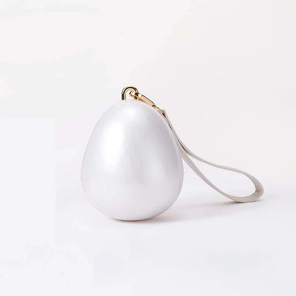 Mini Pearl Bag Crossbody Beaded Necklace Shoulder Handbag Egg Evening Fashion Totebag Women Hand Lady Phone Handbags Small Woman