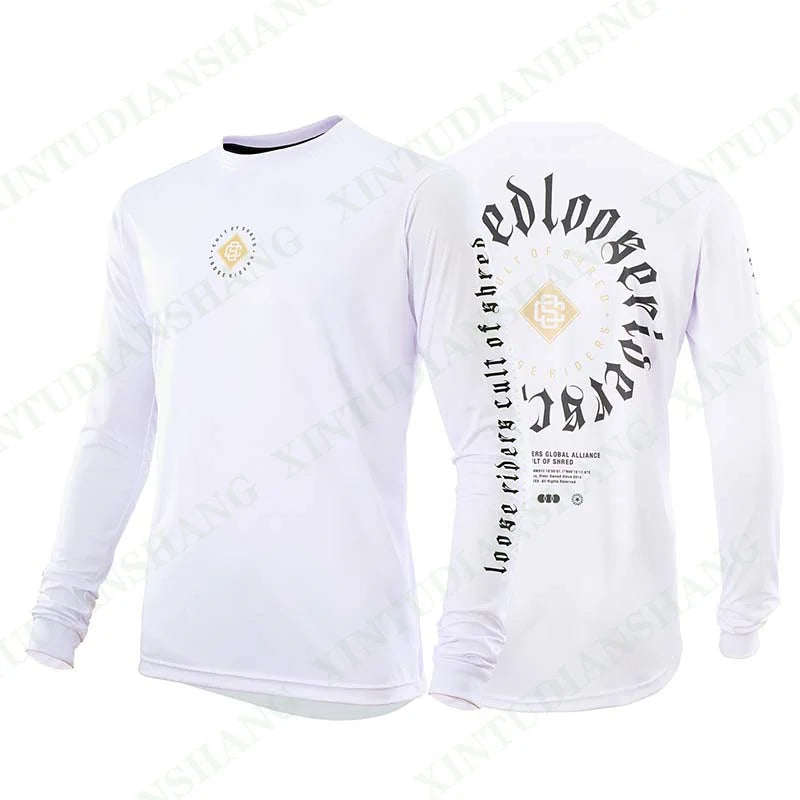 2023 Loose Rider Mens Long Sleeve Jersey BMX Enduro Downhill Jerseys MTB Mountain Bike Shirts Off Road DH Motorcycle Jersey