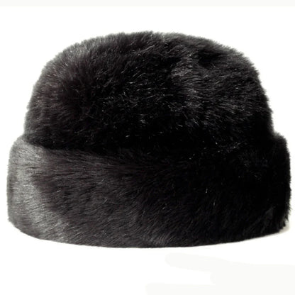 Thick Warm Winter Hats for Men Classic Faux Fur Russian Hat Male Snow Ski Earflap Cap Bomber Hat Dad Father Russian Cap