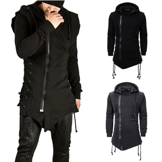Autumn Men Hoodies Sweatshirts Casual Hooded jacket Long Sleeve Hoodie Men Slim Fit Streetwear Loose Jacket Coats