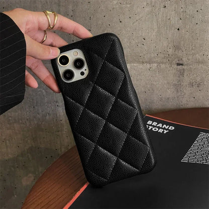 Crossbody Lanyard Wallet Phone Case For iPhone 15 14 13 16 Pro Max Card Holder Necklace Chain Luxury  Leather ( NO LOGO)