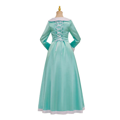 Anime Rosalina Cosplay Costume Blue Dress With Crown Set Princess Disguise Halloween Carnival Party Outfits For Women
