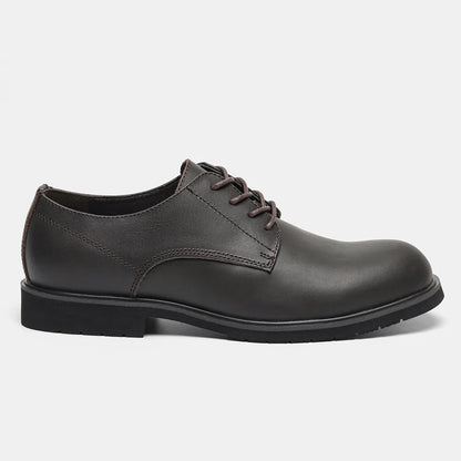 Genuine Leather Men Derby Shoes Ultralight Comfortable fashion Men Casual shoes Black Men Leather Shoes #KD6675