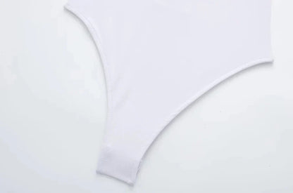 Skinny Bodysuits for Women, Backless, Thin Straps, Snap-button, Female Playsuits, Sexy Fashion