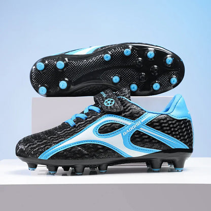 Kids Soccer Shoes Boys Grils Football Boots Non-Slip Training Indoor Outdoor Unisex Athletic Shoes Breathable Ultralight Sports