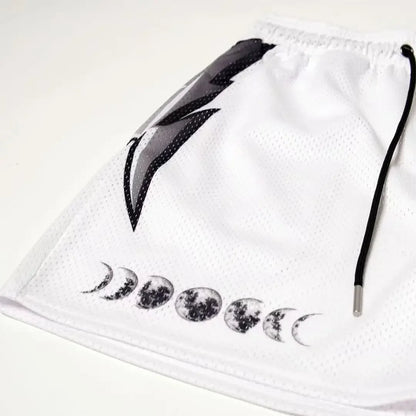 Summer Mens Sports Gym Fitness Running Basketball Short Pants Quick Dry Mesh Trend Jogger Beach Casual Motorcycle Shorts