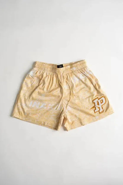Mens Clothing IP Trend Casual Shorts Summer Fitness Sports Mesh Breathable Quick Dry Short Pants Man Beach Basketball Sweatpants