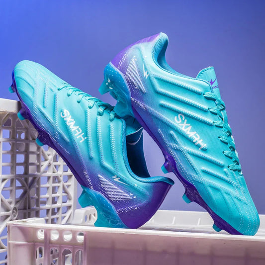 Double Star 2026 New Football Shoes, AG Long Stud for Kids, Primary Students, Teenagers and Adults, Professional Match & Trainin