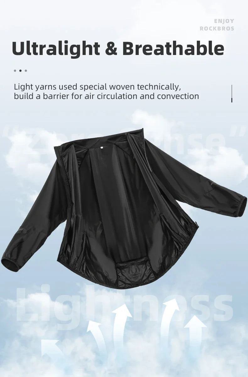 Summer Sun Protection Bike Jacket Breathable Cycling Skin Tops Outdoor Hiking Fishing Sportswear Sweat-absorbent Jersey