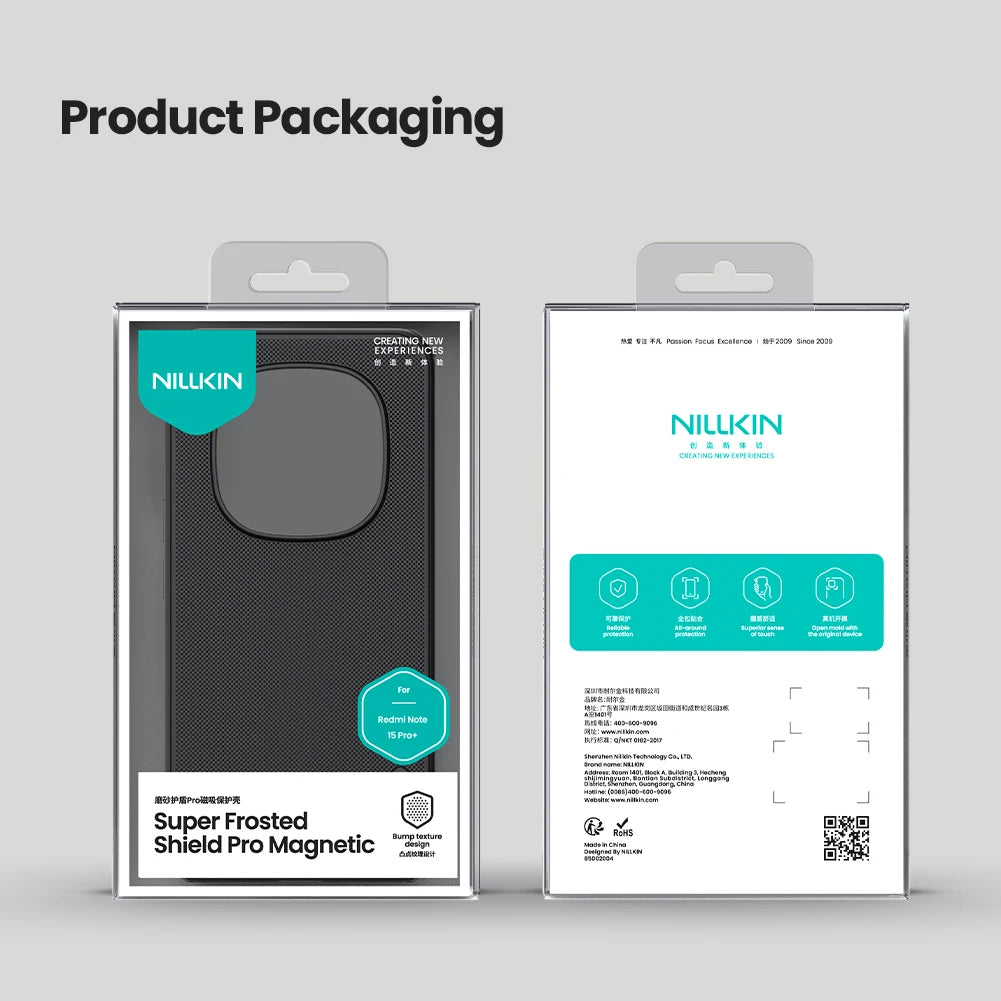 For Xiaomi Redmi Note 13 14 15 Pro Plus 5G Case Magnetic Soft Frame Hard PC Super Frosted Pro Back Cover Protection