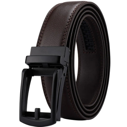 Men's automatic buckle waistband, adjustable without holes, suitable for office and daily casual wear