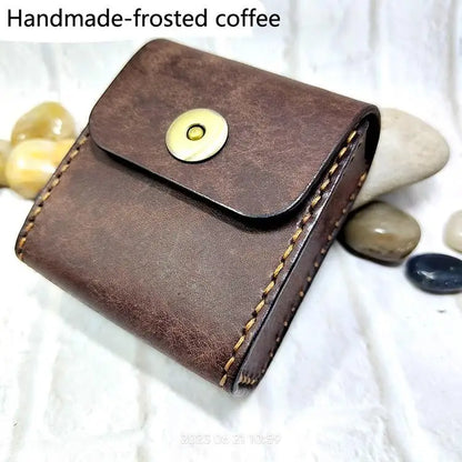Multifunctional Key Holder Waist Bag Genuine Leather Car Key Case Folding Glasses Belt Pack Men Women 1652cg