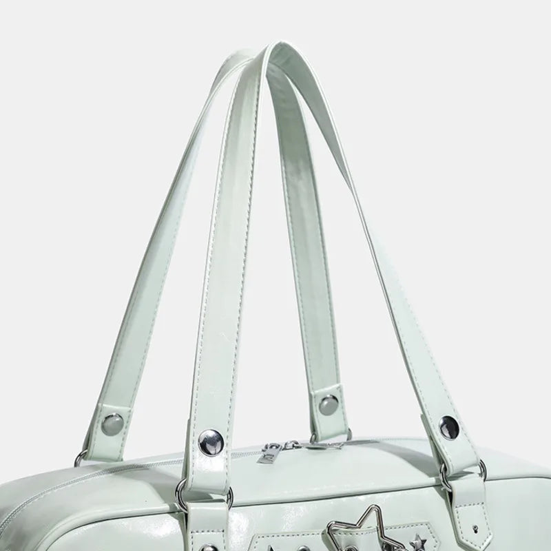 Star Chain Y2k Harajuku Shoulder Itabag Blue Lolita Girl Pain Bags Transparent Japanese Crossbody Bag New Concert Korean Handbag