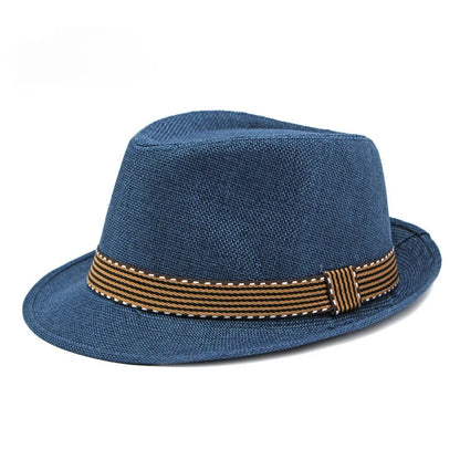 Middle-aged and Elderly MenHats Retro Jazz Hats Fashion Beach Hats Sun Visor Hat Women in Summer.