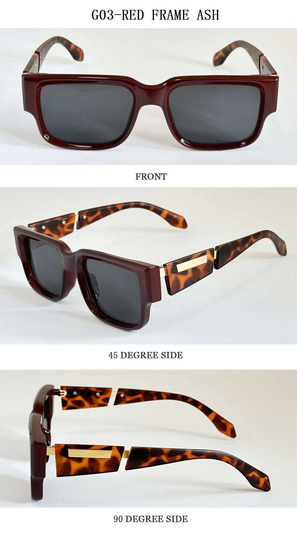 New Square Sunglass Men Luxury Sunglasses Women Vintage Fashion Glasses Summer Vacation Gafas De Sol Hombre Lunette Soleil Femme