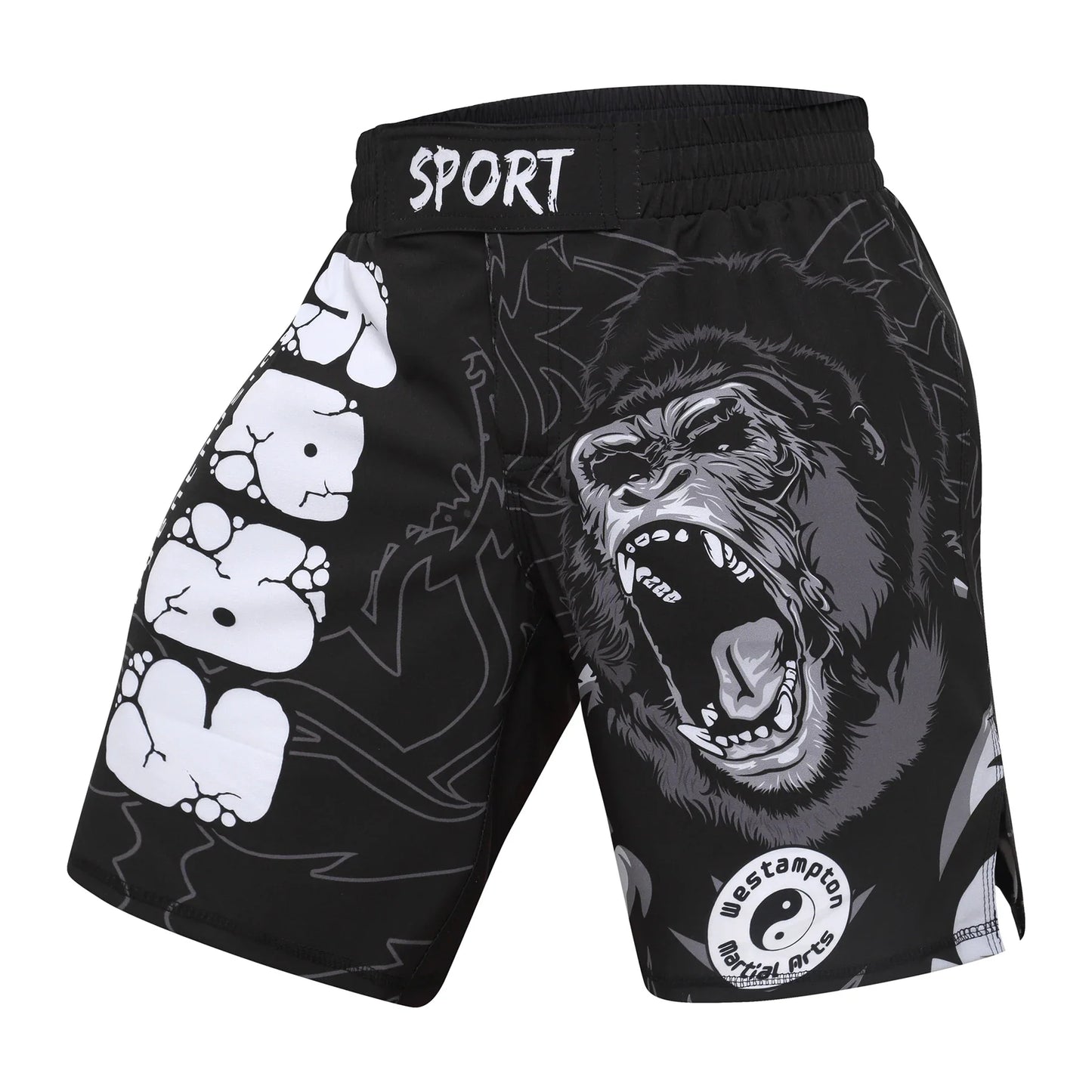 Training Fight Shorts Men's Boxing MMA Combat BJJ Grappling Fitness Muay Thai Kickboxing No Gi Shorts With Sublimation Printed
