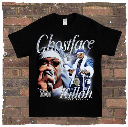 Ghostface Killah Ironman T-shirt Wu Tang Men Women Oversized Casual Loose Short Sleeve Streetwear Harajuku Female Male Clothing