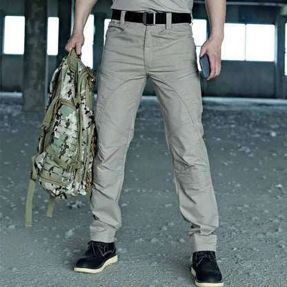 Military Tactical Casual Pants Waterproof Cargo Mens Trousers Multi-Pocket Pants Outdoor Male Hiking Wear-resisting Trousers