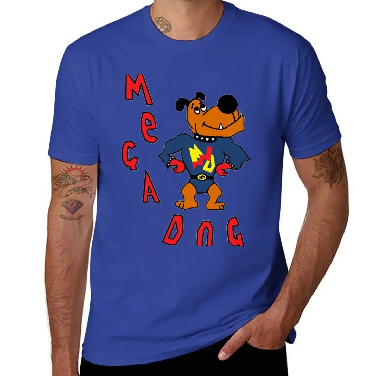 T shirt vintage t shirt mens t shirt graphic New Skins UK - Sid Jenkins Mega Dog Design T-Shirt  men clothing harajuku