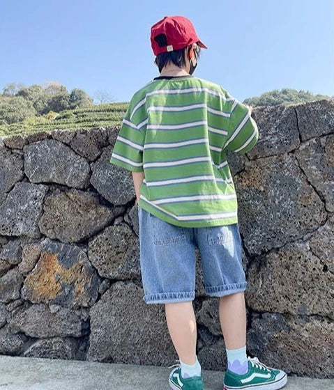 8 To 10 Year Old Boy Clothes Kids Set Junior Boys' Summer Clothing Children's Outfit 2025 Baby Boy's From 4 Years Shorts T-shirt